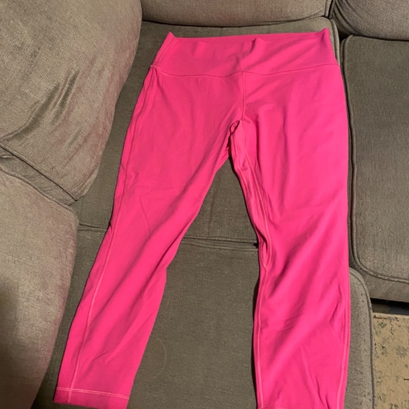 Lululemon Align High-Rise Pant 25” Sonic Pink 16 - Picture 2 of 6